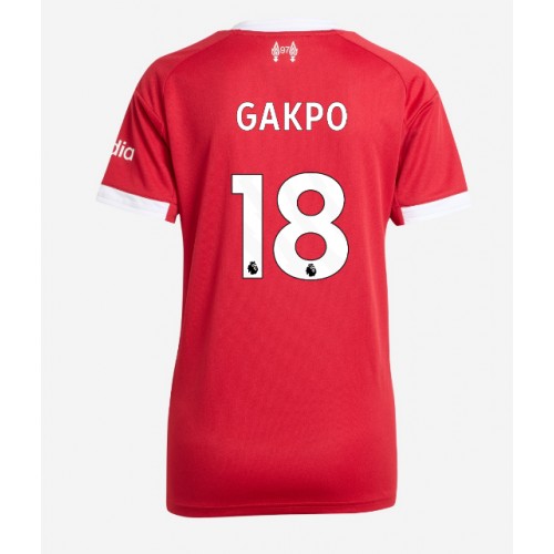 Liverpool Cody Gakpo #18 Replika Hjemmebanetrøje Dame 2025-26 Kortærmet Liverpool Cody Gakpo #18 Replika Hjemmebanetrøje Dame 2025-26 Kortærmet